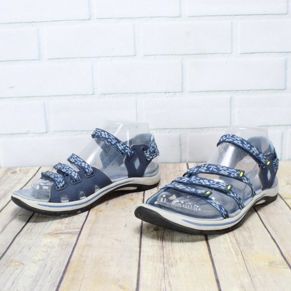 LL BEAN Strappy Floral Sport Sandals Size 7 M - Picture 3 of 8